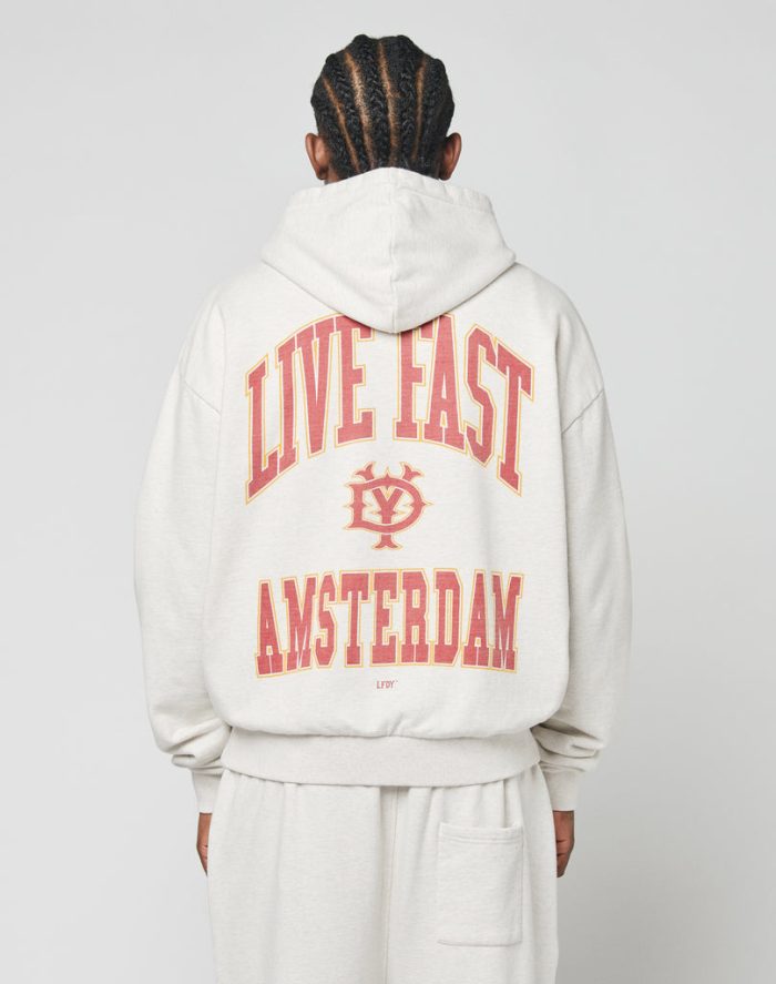 Live Fast Amsterdam Hooded