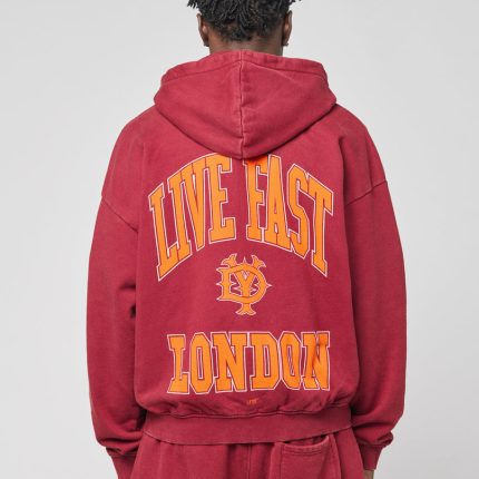 Live Fast London Hooded Zip