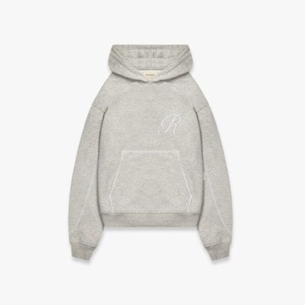 STITCHED ‘R’ HOODIE - MELANGE