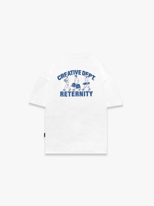 CREATIVE DEPT LOGO T-SHIRT - WHITE