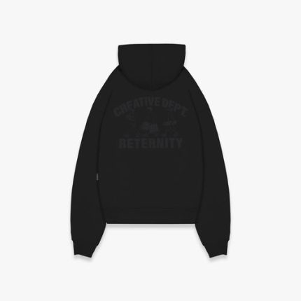 CREATIVE DEPT LOGO HOODIE - BLACK