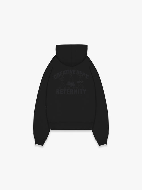 CREATIVE DEPT LOGO HOODIE - BLACK