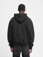 ATELIER EMBLEM ZIP-HOODIE - BLACK