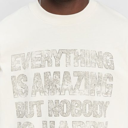 QUOTE T-SHIRT - CREAM