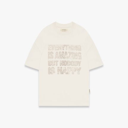 QUOTE T-SHIRT - CREAM