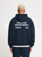 CREATIVE DEPT ZIP HOODIE - NAVY