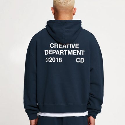 CREATIVE DEPT ZIP HOODIE - NAVY