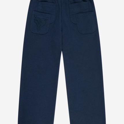 OPEN LEG JOGGER NAVY