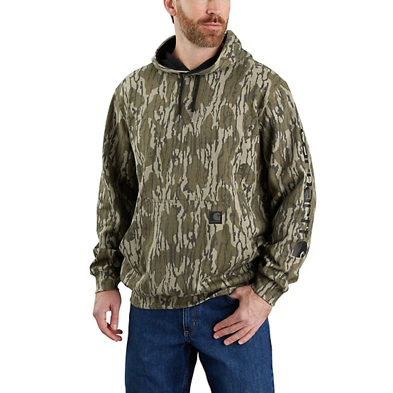 Carhartt Men's Camo Loose Fit Graphic Hoodie