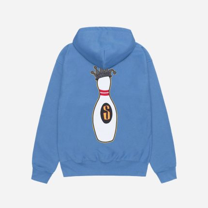 KINGPIN ZIP HOODIE BLUE