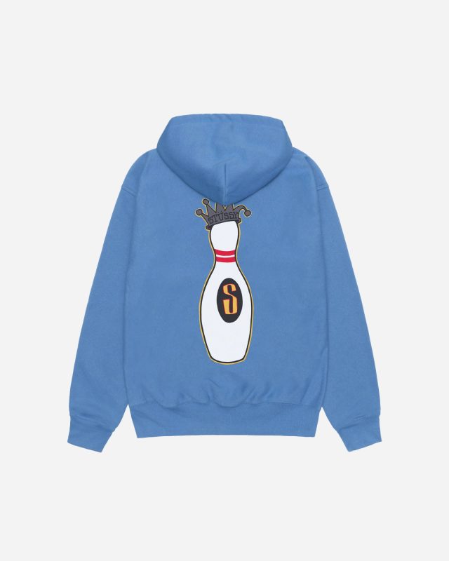 KINGPIN ZIP HOODIE BLUE