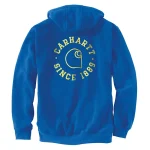 Rain Defender Loose Fit Midweight 1889 Graphic Hoodie Blue