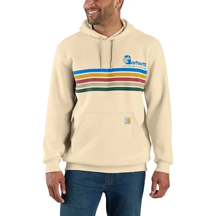 Carhartt Men's Loose Fit Stripe Hoodie