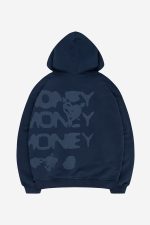 MORE MONEY MORE LOVE RADIANT CASH HOODIE NAVY