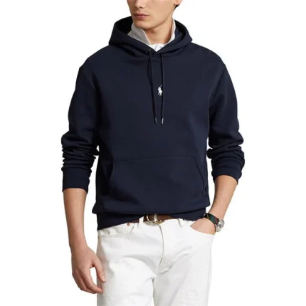 POLO RALPH LAUREN Double-Knit Hoodie Navy