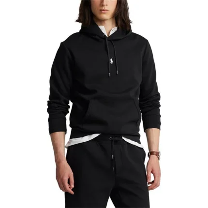 POLO RALPH LAUREN Double-Knit Hoodie Black