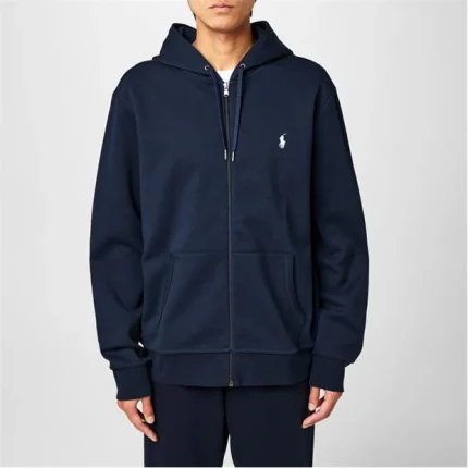 RALPH LAUREN Tech Full-Zip Hoodie Navy