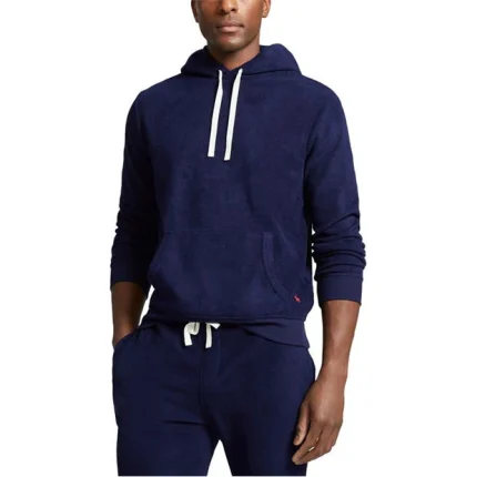 Ralph Lauren Fleece Lounge Hoodie Navy