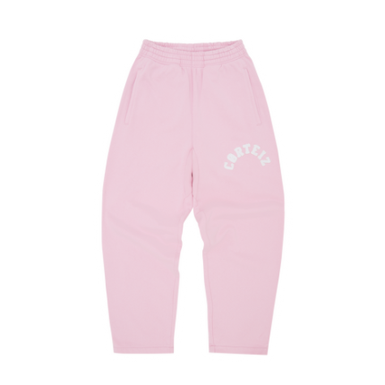 COLLY ARCH OPEN HEM PANTS PINK