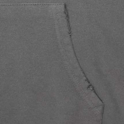 Damaged Zip-Hoodie Sprayed Grey