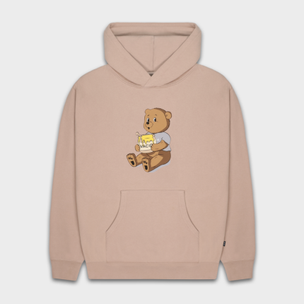 Honey Pot Bear Hoodie Hazelnut