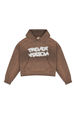 Trendt Vision Brown Logo Hoodie