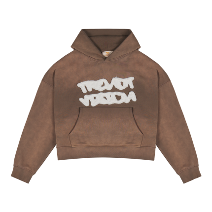 Trendt Vision Brown Logo Hoodie