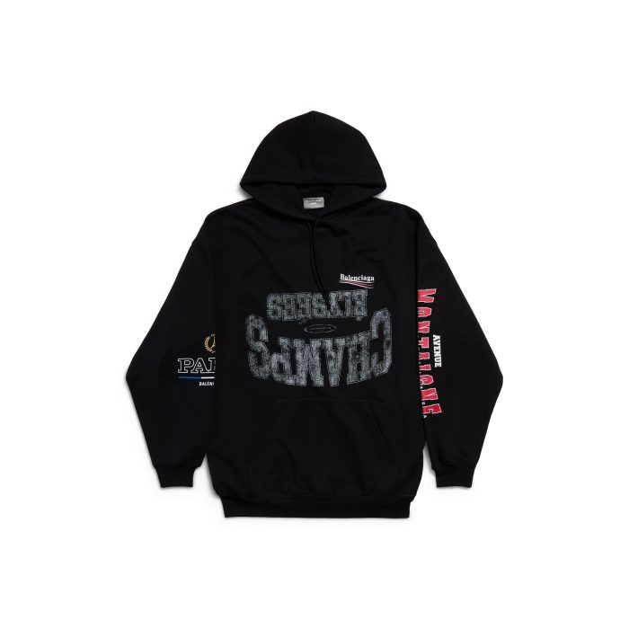 New Year Series 25 - Overlayer Political Campaign Hoodie Medium Fit in Black