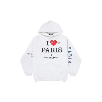 New Year Series 25 - Overlayer Political Campaign Hoodie Medium Fit in White