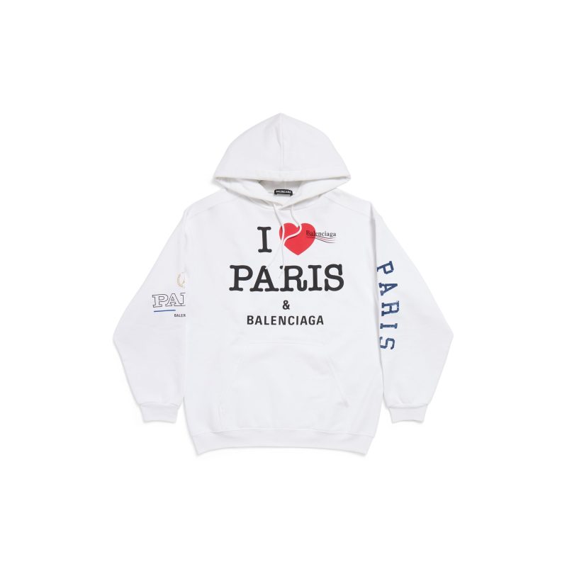 New Year Series 25 - Overlayer Political Campaign Hoodie Medium Fit in White