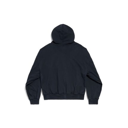 Saint Germain Zip-up Hoodie Regular Fit in Dark Blue