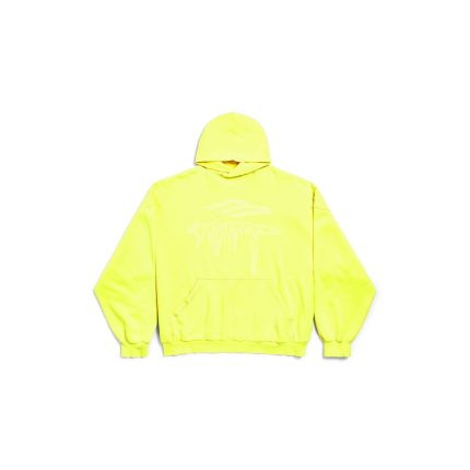 Men's 3b Liquified Hoodie Large Fit in Neon Yellow