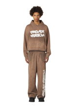 Trendt Vision Brown Logo Hoodie