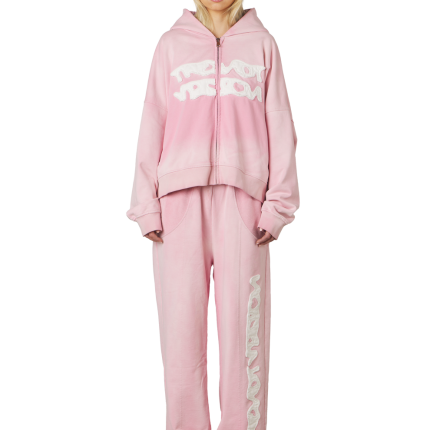 Trendt Vision Pink Zip Up Hoodie