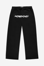 MORE MONEY LOGO JOGGER BLACK