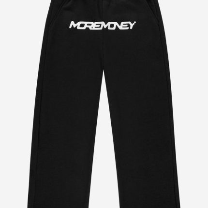 MORE MONEY LOGO JOGGER BLACK