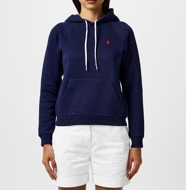 POLO RALPH LAUREN Pony Fleece Hoodie CRUISE NAVY