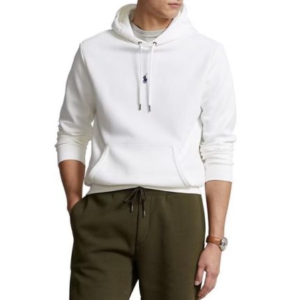 POLO RALPH LAUREN Double-Knit Hoodie White