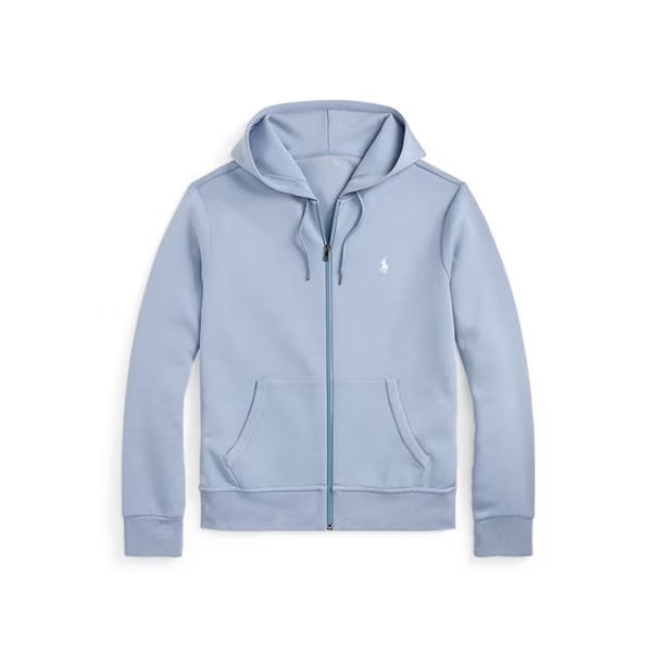 RALPH LAUREN Full-Zip Hoodie Vessel Blue