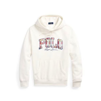 Polo Ralph Lauren Logo Hoodie Off White