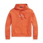 Polo Ralph Lauren Logo Double Knit Hoodie Orange