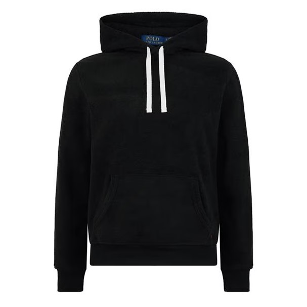 Ralph Lauren Fleece Lounge Hoodie Black