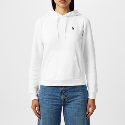 POLO RALPH LAUREN Pony Fleece Hoodie White