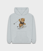 Ski Bear Hoodie Heather Grey