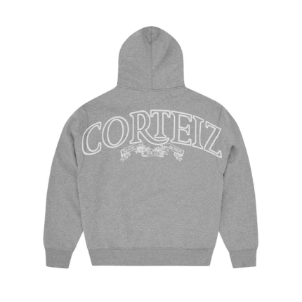 SUPERIOR ROYALE ZIP HOODIE HEATHER GREY