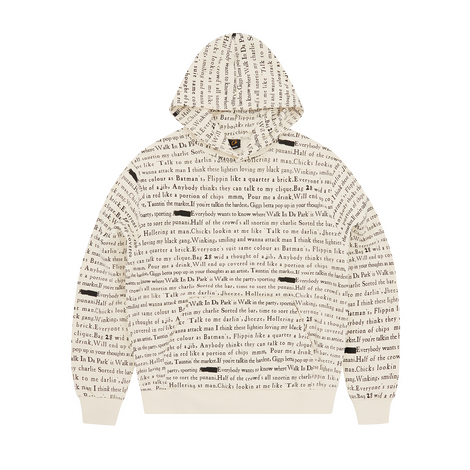 NATIONAL ANTHEM HOODIE NATURAL