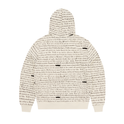 NATIONAL ANTHEM HOODIE NATURAL