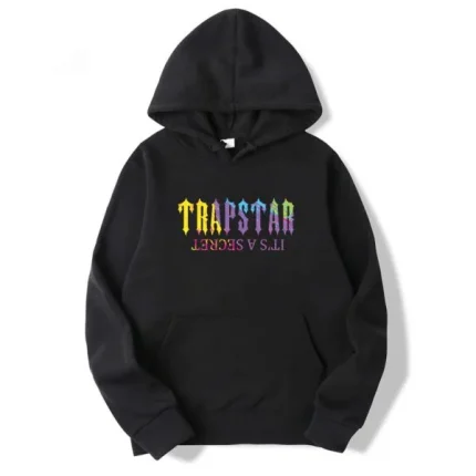 Trapstar It’s A Secret Paint Hoodie – Black