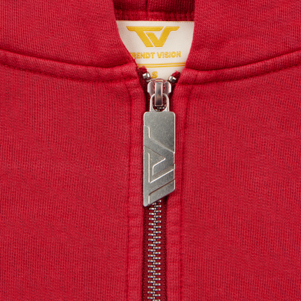 Trendt Vision Red Logo Zip Hoodie