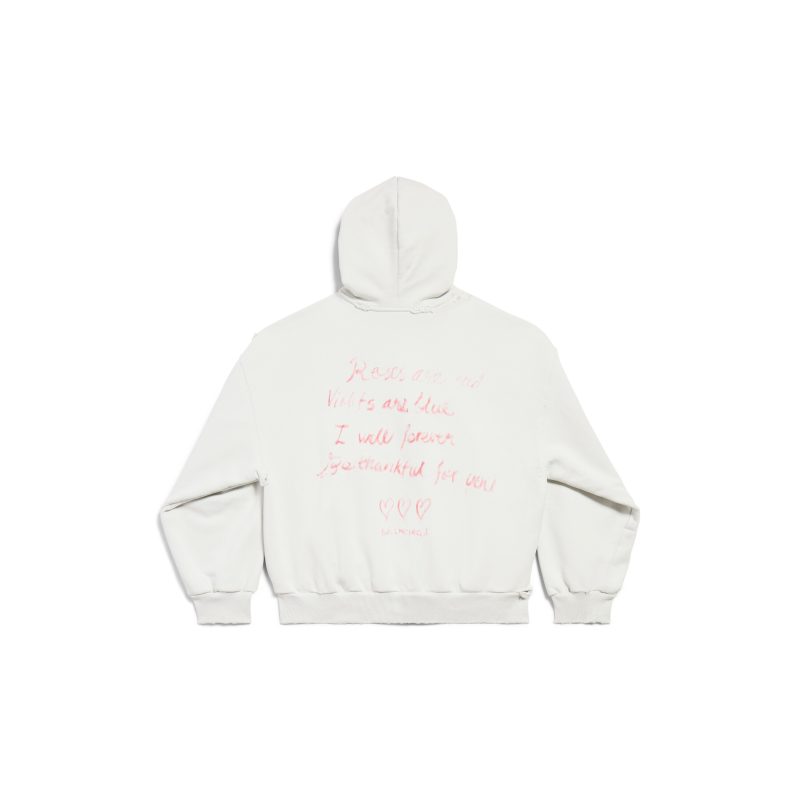 Women's Lipstick Valentines Zip-up Hoodie Regular Fit in White